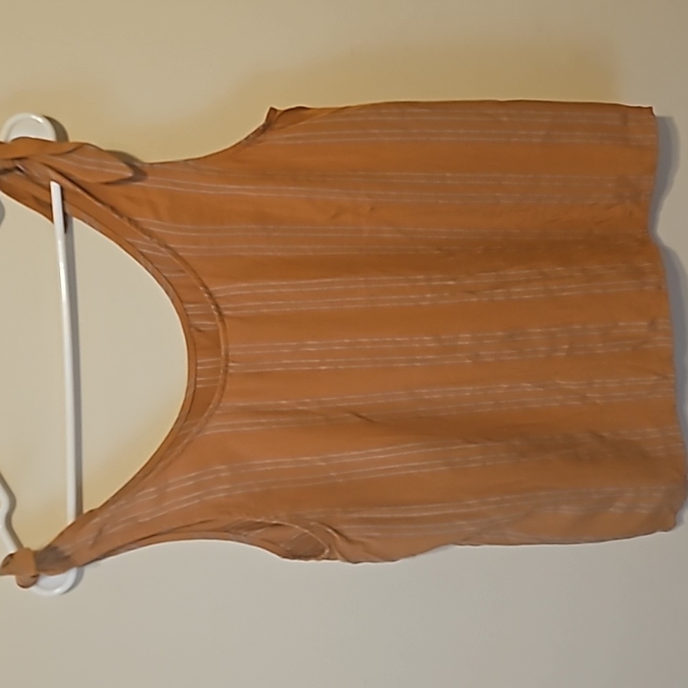 a new day Orange and black/white Straps Top Size L - Picture 6 of 9
